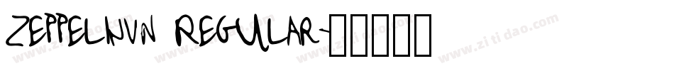 ZeppelinVN Regular字体转换